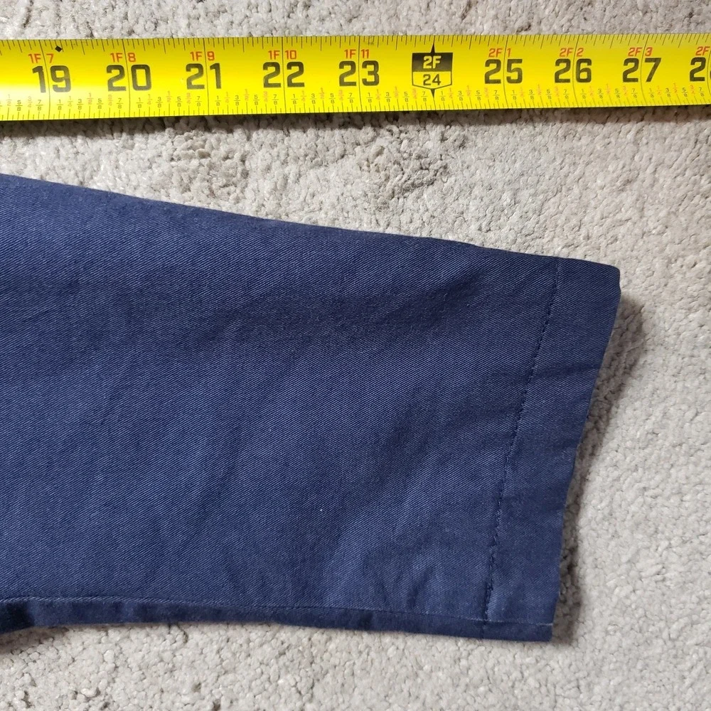Pull&Bear Men's Blue Unstructured Blazer Jacket Large L EUR 2-Button Sport Coat‎